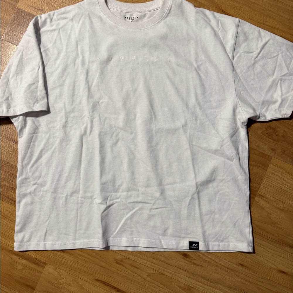 YoungLA White Short Sleeve Crew Tee